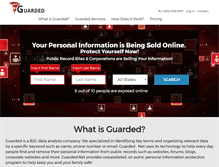 Tablet Screenshot of guarded.net